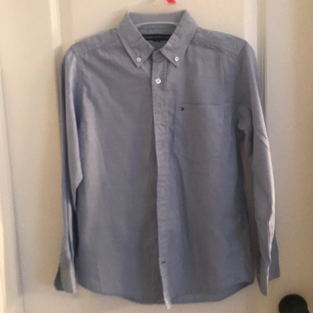 Tommy Hilfiger boys button down oxford- size 10/12